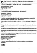 C952 Computer Architecture PGKO Pre-Assessment Practice Study online at https://quizlet.com/_8haly7