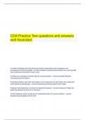    CDA Practice Test questions and answers well illustrated.