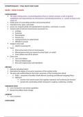  NURSING NR283 PATHOPHYSIOLOGY - FINAL EXAM STUDY GUIDE