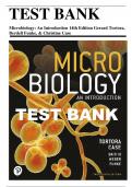 Test Bank for Microbiology: An Introduction, 14th Edition by Tortora 2024 |Chapter 1-28 | All Chapters