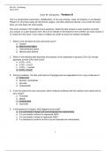 BIO 353 - Cell Biology Exam 4 Version A - Jennifer Hackney-Price