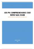 ATI PN COMPREHENSIVE EXIT WITH NGN EXAM | QUESTIONS & ANSWERS (SCORED A+) | UPDATED VERSION 2023