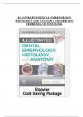 ILLUSTRATED DENTAL EMBRYOLOGY HISTOLOGY AND ANATOMY 5TH EDITION FEHRENBACH TEST BANK