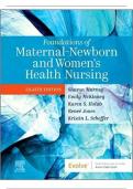 TEST BANK FOR FOUNDATIONS OF MATERNAL-NEWBORN AND WOMEN’S HEALTH NURSING 8TH EDITION BY MURRAY||ISBN NO-10,0323827381||ISBN NO-13,978-0323827386||ALL CHAPTERS ||COMPLETE GUIDE A+