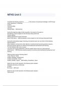 NFHS Unit 5 QUESTIONS & ANSWERS 2023 ( A+  GRADED 100% VERIFIED)