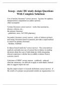 bcacp - stats/ DI/ study design Questions With Complete Solutions