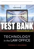 Test Bank For Technology in the Law Office 4th Edition All Chapters - 9780133802597