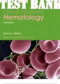 TEST BANK for Clinical Laboratory Hematology 3rd Edition by McKenzie Shirlyn & Williams Lynne | Chapters 1-42