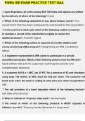 FINRA SIE EXAM PRACTICE TEST 2023/2024 QUESTIONS AND ANSWERS GRADED A+