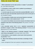 FINRA SIE EXAM PREP 2023/2024 QUESTIONS AND ANSWERS GRADED A+