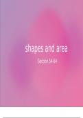 Foundation Maths Shapes and Area Presentation 