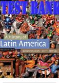 TEST BANK for A History of Latin America 9th Edition by Keen Benjamin & Haynes Keith | Complete 22 Chapters