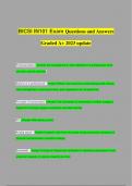 BICSI IN101 Exam Questions and Answers Graded A+ 2023 update