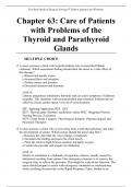 Chapter 63: Care of Patients with Problems of the Thyroid and Parathyroid Glands