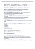 MPOETC EXAM #20 Correct 100%Drug Definition - ANSWERS-a substance used in treatment or diagnosis of disease  Schedule 1 - ANSWERS=High potential for abuse, no current medical usage.