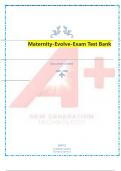 Maternity-Evolve-Exam Test Bank