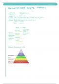 Marketing Grade 11-1st Year, Maslows Hierarchy of Needs, 