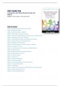 Test Bank for Community and Public Health Nursing 3rd Edition Rosanna DeMarco Chapter 1-25 Complete Guide A+