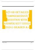 ATI OB Detailed Comprehensive Question With Answer Key (2023-2024) Graded A+