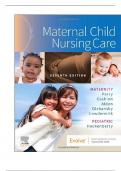 TestBank for Maternal Child Nursing Care 7th Edition All Chapters Included ISBN-13978-0323776714