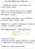 Basics to Intermolecular forces