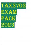 TAX3703 EXAM PACK 2023