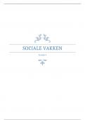 Samenvatting -  Sociale vakken periode 4