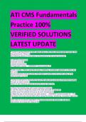 ATI CMS Fundamentals  Practice 100%  VERIFIED SOLUTIONS  LATEST UPDATE