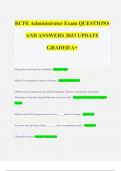 RCFE Administrator Exam QUESTIONS  AND ANSWERS 2023 UPDATE GRADED A+