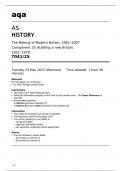 Aqa AS History 7041/2S QUESTION PAPER May2023