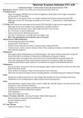 Material Examen Solution FSN 420 Continuation Chapter: Cardiovascular System and Artheriosclorosis CVD 