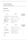 Full Test Bank For Intermediate Accounting, 11th Edition Answer Key Test name: chapter 1 1) TERM PHRASE Term number that matches the phrase. 1. Predictive value Information is useful in projecting cash flows. 1 2. Relevance Pertinent to the decision at ha