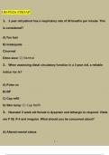 OB Pediatric FISDAP Questions and Answers (2023 / 2024) (Verified Answers)