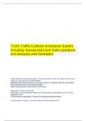  TCAS Traffic Collision Avoidance System including manoeuvres and Calls questions and answers well illustrated.