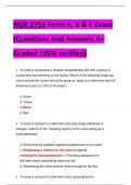 NUR 2755 Form A, B & C Exam (Questions And Answers A+ Graded 100% verified)