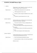 NURSING NSG6005 Pharm 4 Quiz