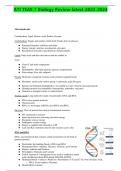 ATI TEAS 7 Biology Review-latest-2023-2024