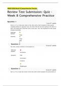 NRNP 6568 Week 8 Comprehensive Practice |30 Questions with Correct Answers 