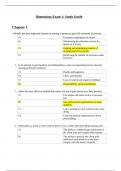  NURSING 2058 Dimensions Exam 1 Study guide