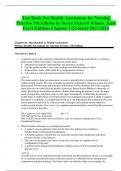  Test Bank For Health Assessment for Nursing Practice 7th Edition by Susan Fickertt Wilson, Jean Foret Giddens Chapter 1-24-latest-2023-2024