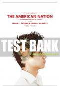 Test Bank For American Nation, The: A History of the United States, Volume 1 15th Edition All Chapters - 9780137589203