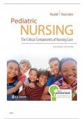 Test Bank For Davis Advantage for Pediatric Nursing: The Critical Components of Nursing Care Second Edition||ISBN NO-10 0803666535||ISBN NO-13 978-0803666535||All Chapters||Complete Guide A+