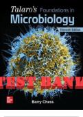 Talaro’s Foundations in Microbiology, 11th Edition, Barry Chess Test Bank