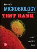 Prescott's Microbiology, 12th Edition Test Bank