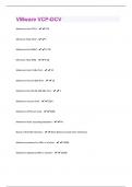 VMware VCP-DCV  EXAM(Answered;graded A+)