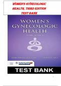 TEST BANK WOMEN'S GYNECOLOGIC HEALTH 3RD EDITION BY: KERRI | Fully Covered 