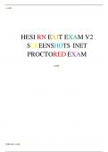 HESI RN EXIT EXAM V2 SCREENSHOTS INET PROCTORED EXAM 2022