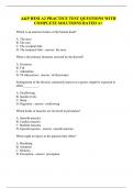 A&P HESI A2 PRACTICE TEST QUESTIONS WITH COMPLETE SOLUTIONS RATED A+