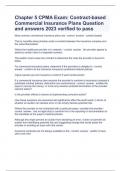 Chapter 5 CPMA Exam Question and answers rated A+ 2023