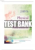 Physical Examination And Health Assessment 7th Edition Jarvis Test Bank Complete